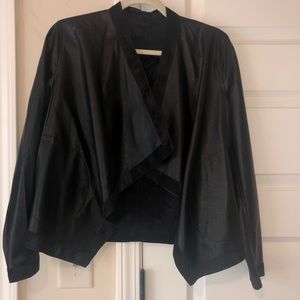 NWT BB Dakota faux leather/suede jacket